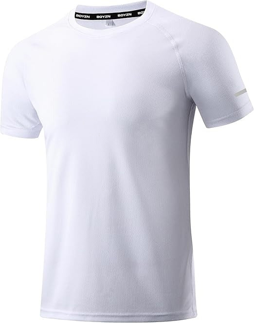 Boyzn Men's Dry Fit Moisture Wicking Workout T-Shirt