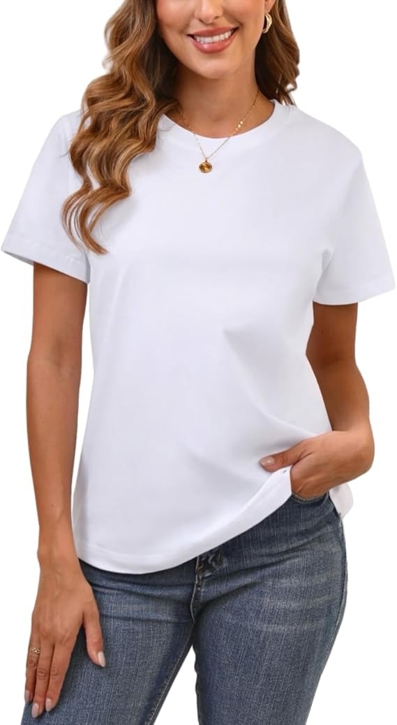 Women's Cotton Crew Neck T-Shirt