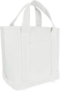 DALIX Mini Cotton Canvas Gift Tote Bag