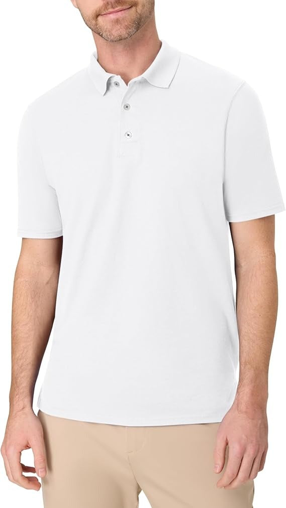Hanes Men's X-Temp Cotton Blend Performance Polo