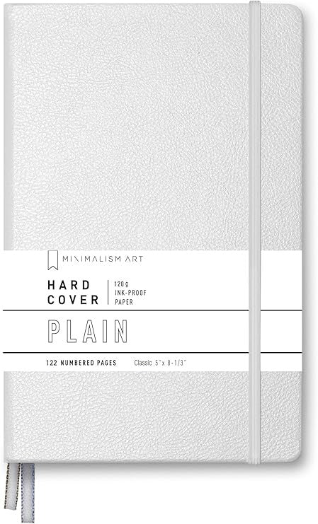 Minimalism Art Premium Hardcover Notebook Journal